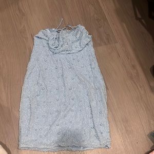 blue oh polly dress size 8